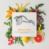 Aluminum Alloy Manual Juicer Fresh Fruits Squeezer Machine Kitchen Tools