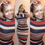 Chase me-midi knit skirt set