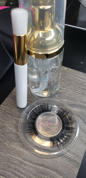 Lash shampoo & brush set - SMP CHIC