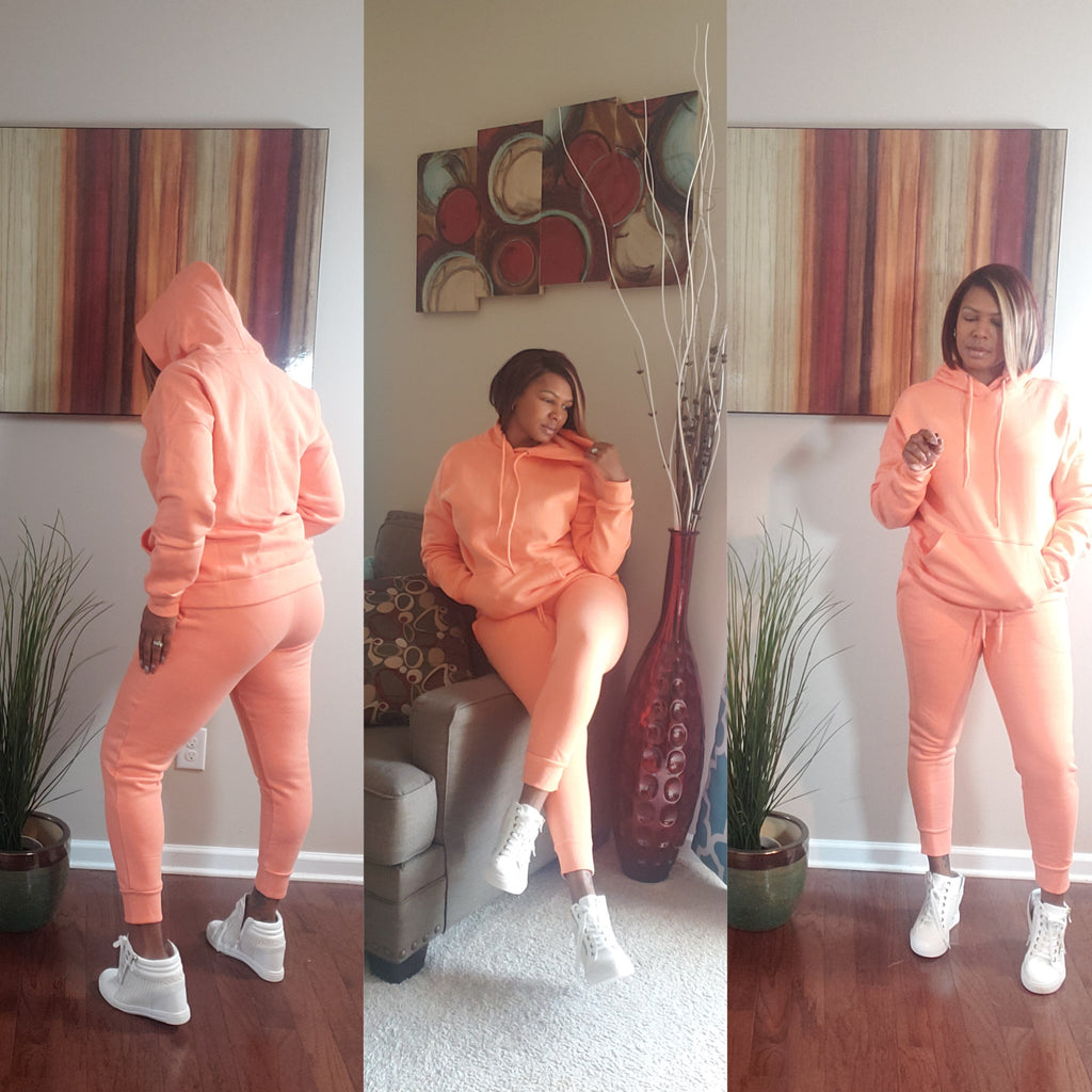 Just Peachy hoodie set